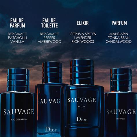 dior sauvage different types|dior sauvage price in usa.